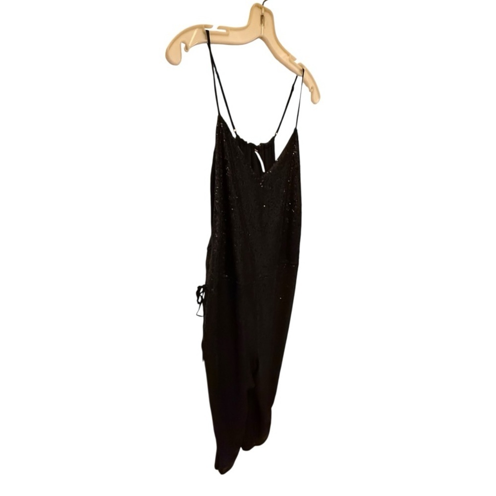 Free People Black Sequin Jumpsuit - Picture 4 of 8